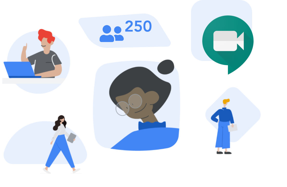 Larger classrooms with Enhanced Google Meet features