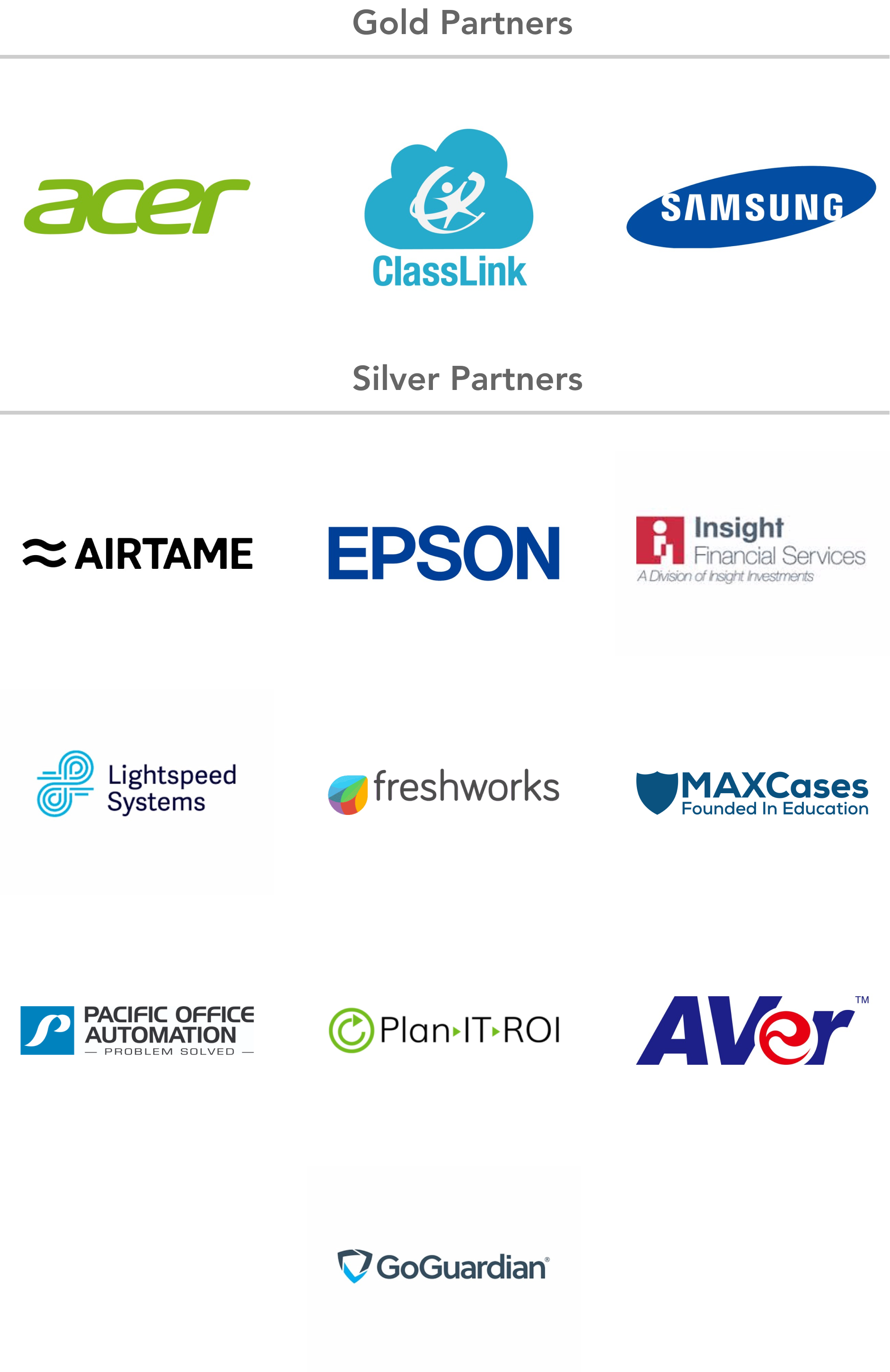 Summit 2021 Sponsors